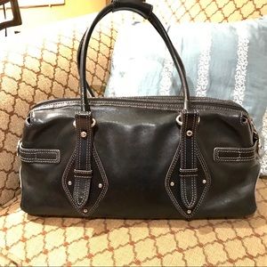 Cole Haan Trinity Black Leather Handbag